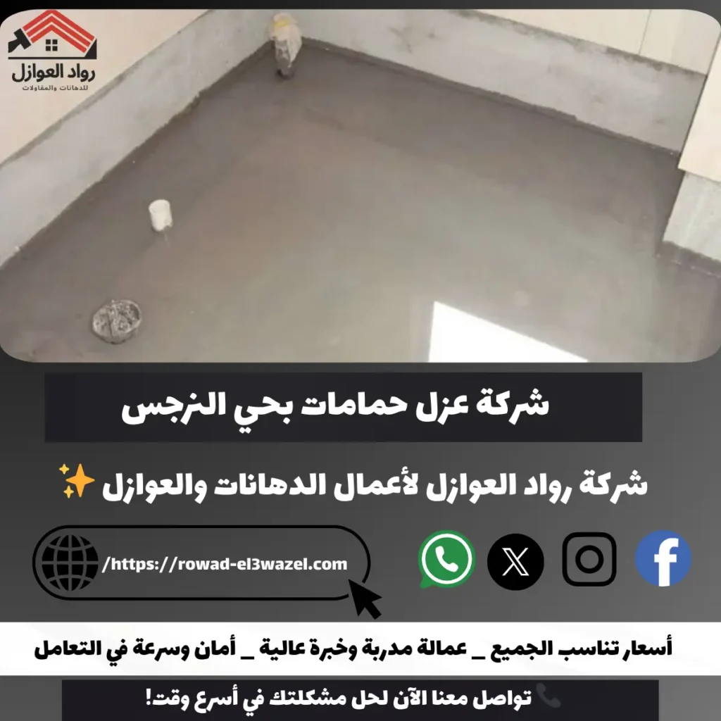 شركة عزل حمامات بحي النرجس